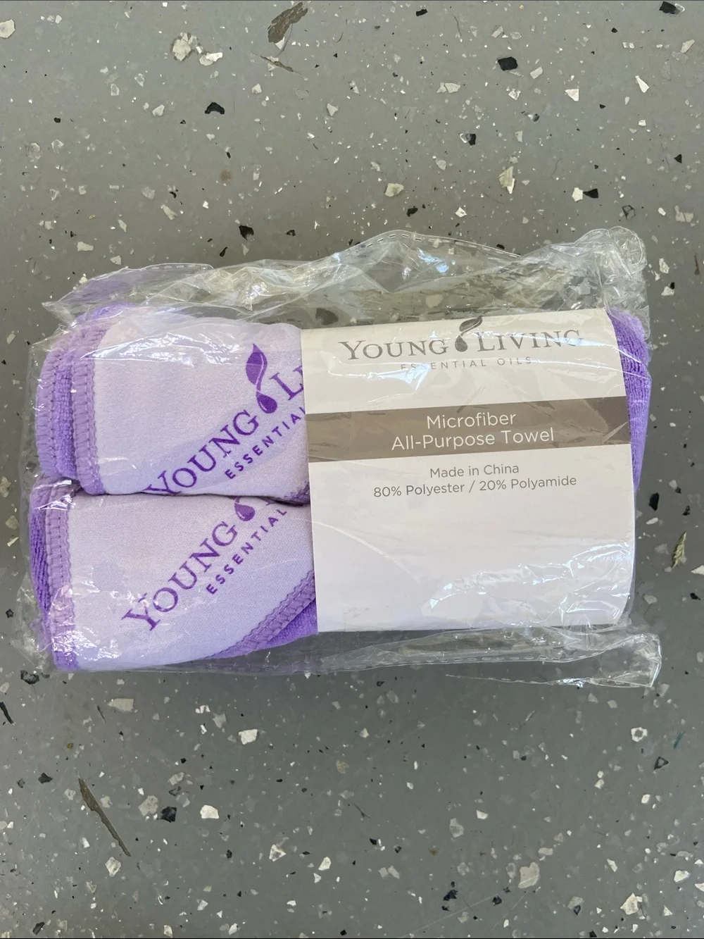 Young Living Lavender Microfiber Towels - Pack of 2